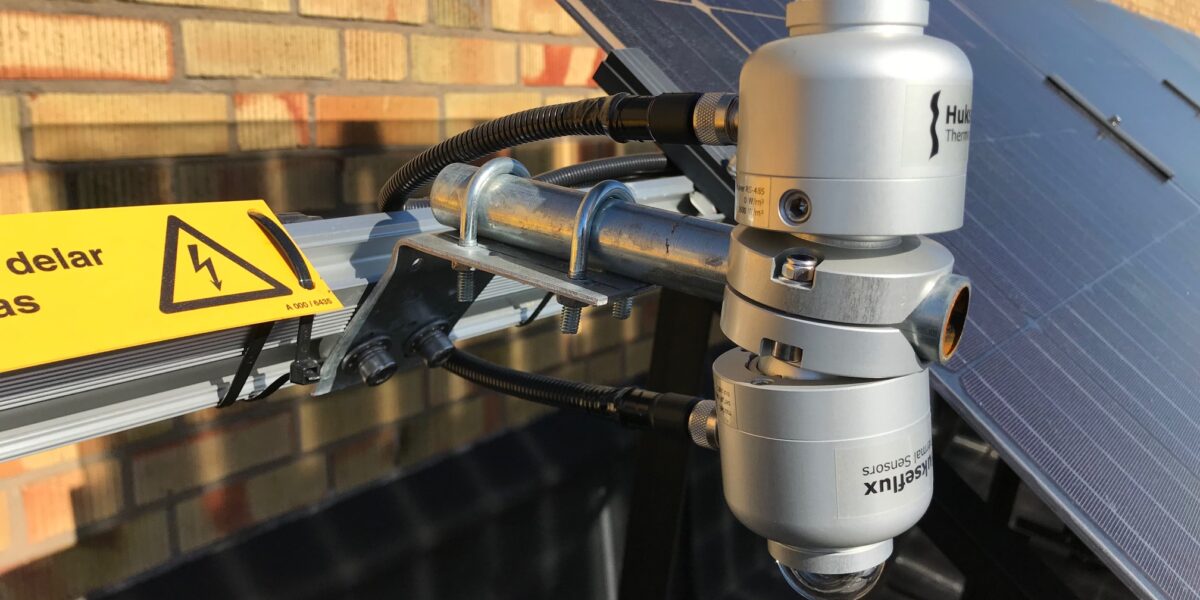 Enköping Hus B, sensorer och BiFacial solceller